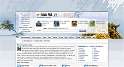 Desktop Screenshot of e-dovolena.cz