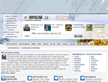 Tablet Screenshot of e-dovolena.cz